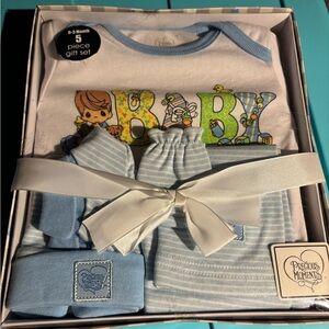 Precious Moments Baby Gift Set - Blue and White